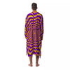 Illusion Optical Wave Psychedelic Men's Robe-grizzshop