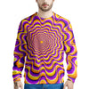 Illusion Optical Wave Psychedelic Men's Sweatshirt-grizzshop