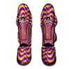 Illusion Optical Wave Psychedelic Muay Thai Shin Guards-grizzshop