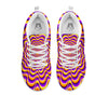 Illusion Optical Wave Psychedelic White Sneaker-grizzshop