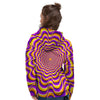 Illusion Optical Wave Psychedelic Women's Hoodie-grizzshop