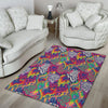 Illusion Psychedelic Print Pattern Floor Mat-grizzshop