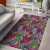 Illusion Psychedelic Print Pattern Floor Mat-grizzshop