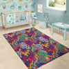 Illusion Psychedelic Print Pattern Floor Mat-grizzshop