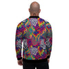 Illusion Psychedelic Print Pattern Men's Bomber Jacket-grizzshop