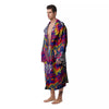 Illusion Psychedelic Print Pattern Men's Robe-grizzshop