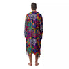 Illusion Psychedelic Print Pattern Men's Robe-grizzshop