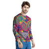 Illusion Psychedelic Print Pattern Men's Sweatshirt-grizzshop