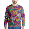 Illusion Psychedelic Print Pattern Men's Sweatshirt-grizzshop