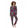 Illusion Psychedelic Print Pattern Women's Pajamas-grizzshop
