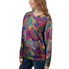 Illusion Psychedelic Print Pattern Women's Sweatshirt-grizzshop