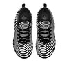 Illusion Swirl Optical Print Black Sneaker-grizzshop