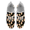 In Flames Skull Print Pattern White Athletic Shoes-grizzshop