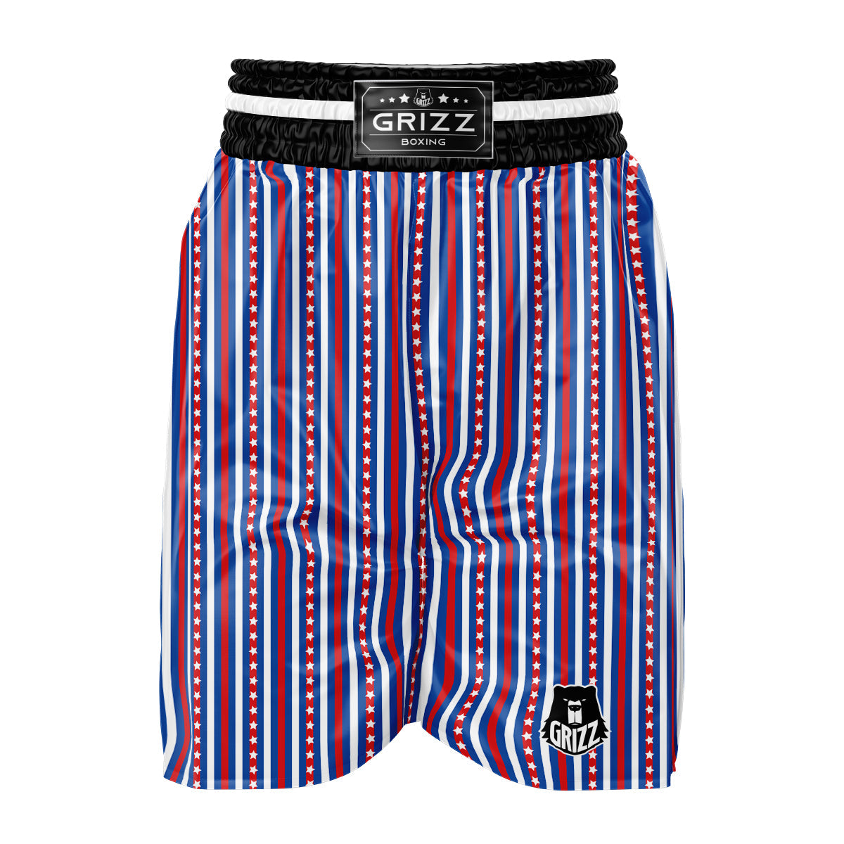 Independence Day USA Print Pattern Boxing Shorts-grizzshop