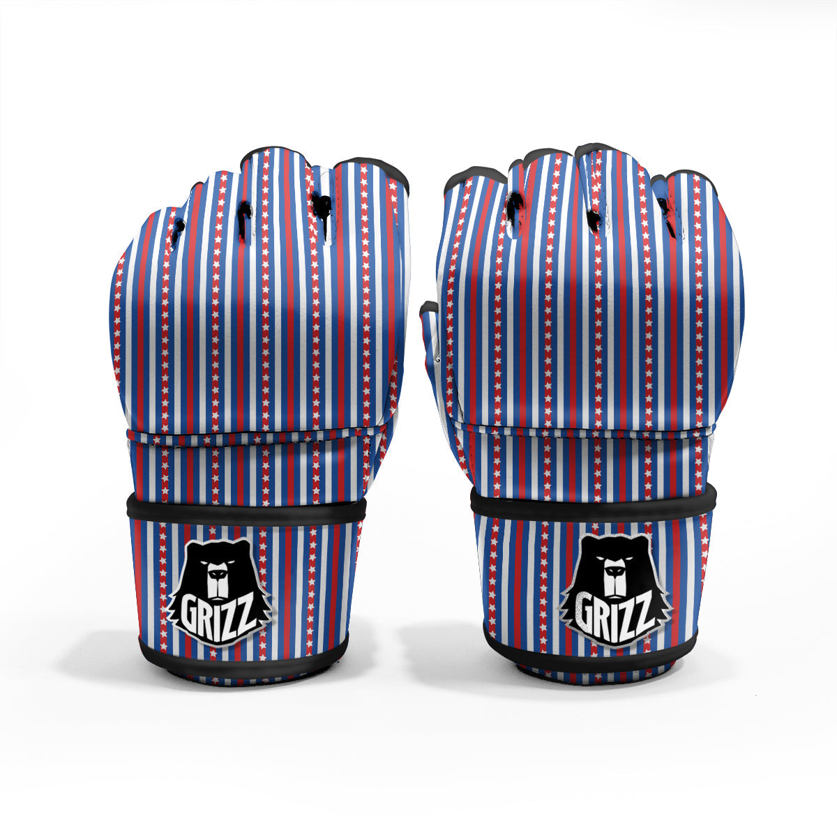 Independence Day USA Print Pattern MMA Gloves-grizzshop