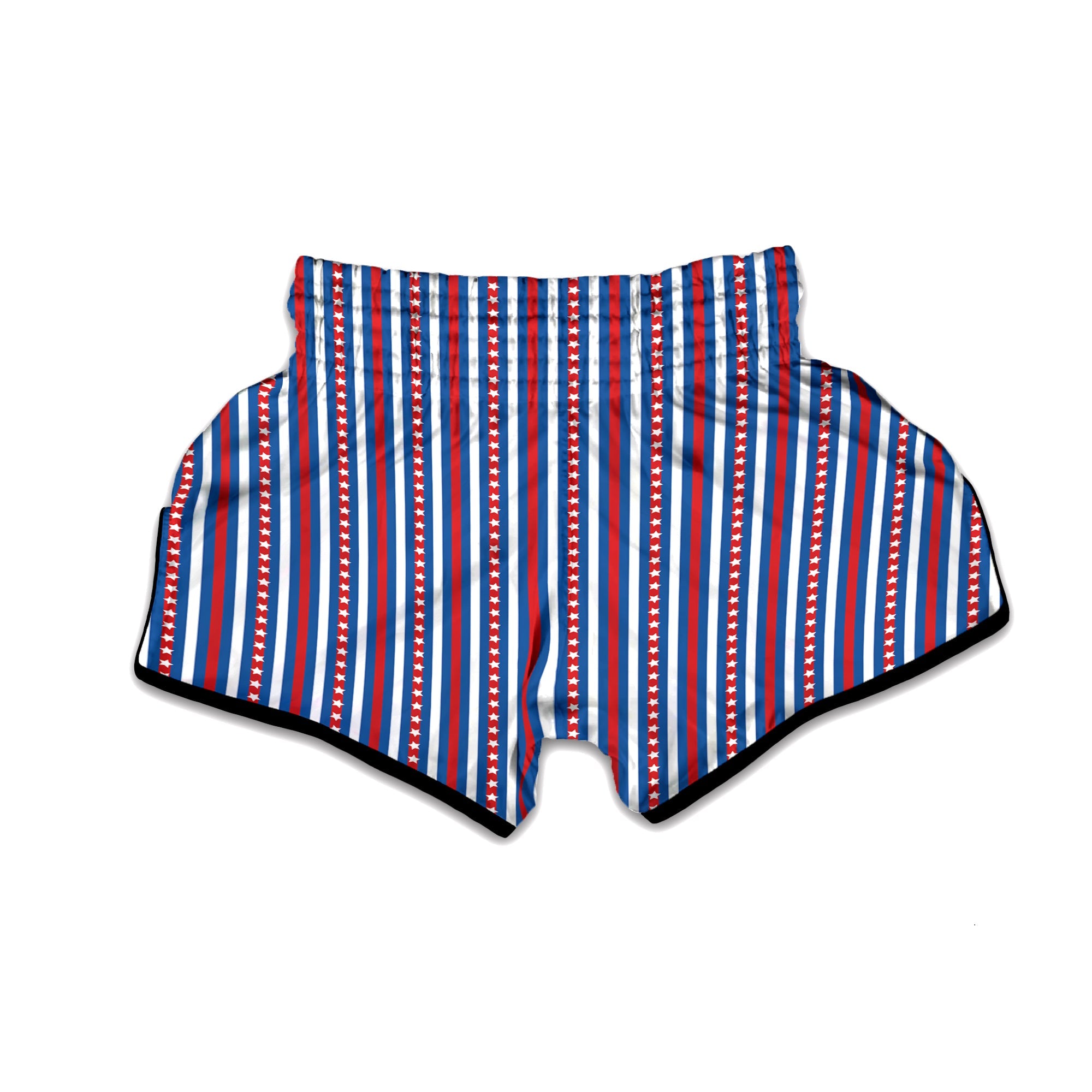 Independence Day USA Print Pattern Muay Thai Boxing Shorts-grizzshop