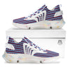 Independence Day USA Print Pattern White Gym Shoes-grizzshop