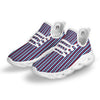 Independence Day USA Print Pattern White Running Shoes-grizzshop