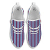 Independence Day USA Print Pattern White Walking Shoes-grizzshop