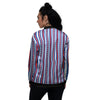 Independence Day USA Print Pattern Women's Bomber Jacket-grizzshop