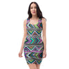 Indian Aztec Bodycon Dress-grizzshop