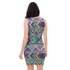 Indian Aztec Bodycon Dress-grizzshop