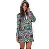 Indian Aztec Hoodie Dress-grizzshop