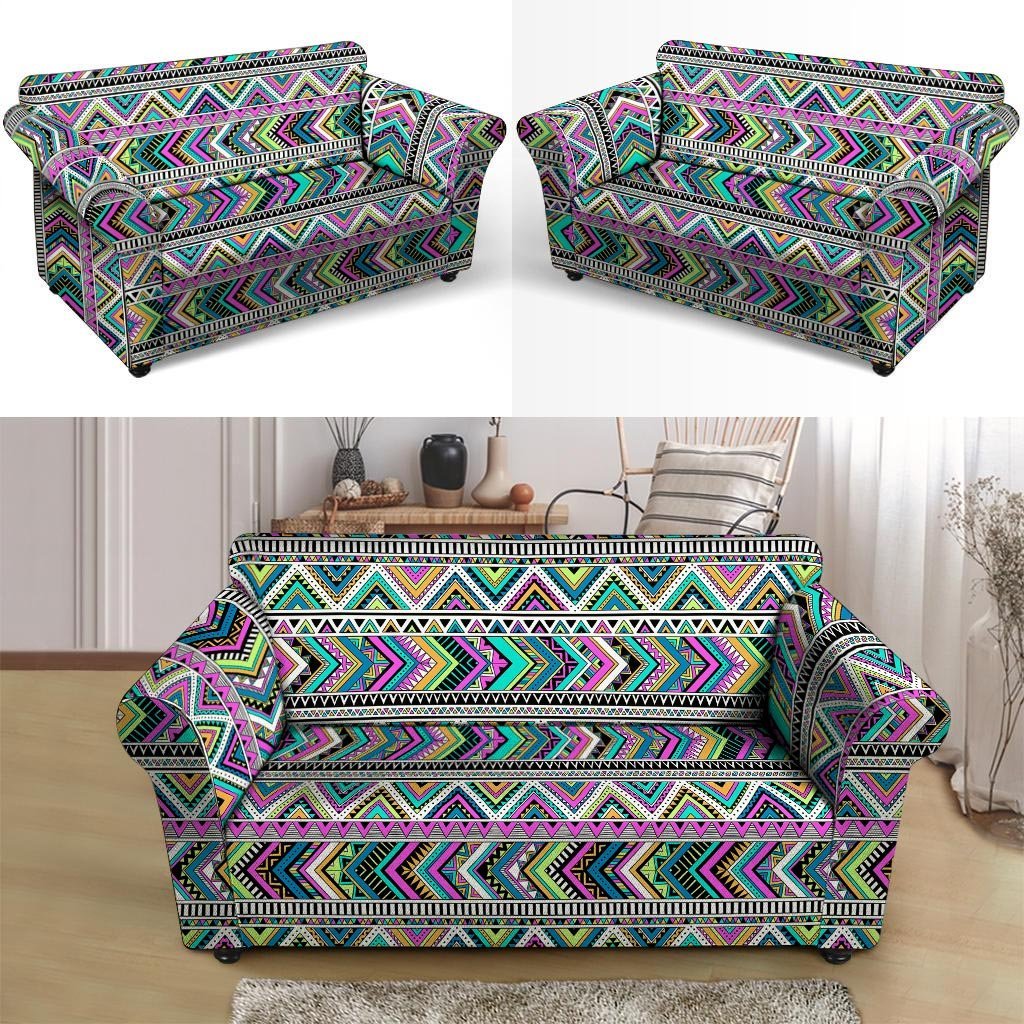 Indian Aztec Loveseat Cover-grizzshop