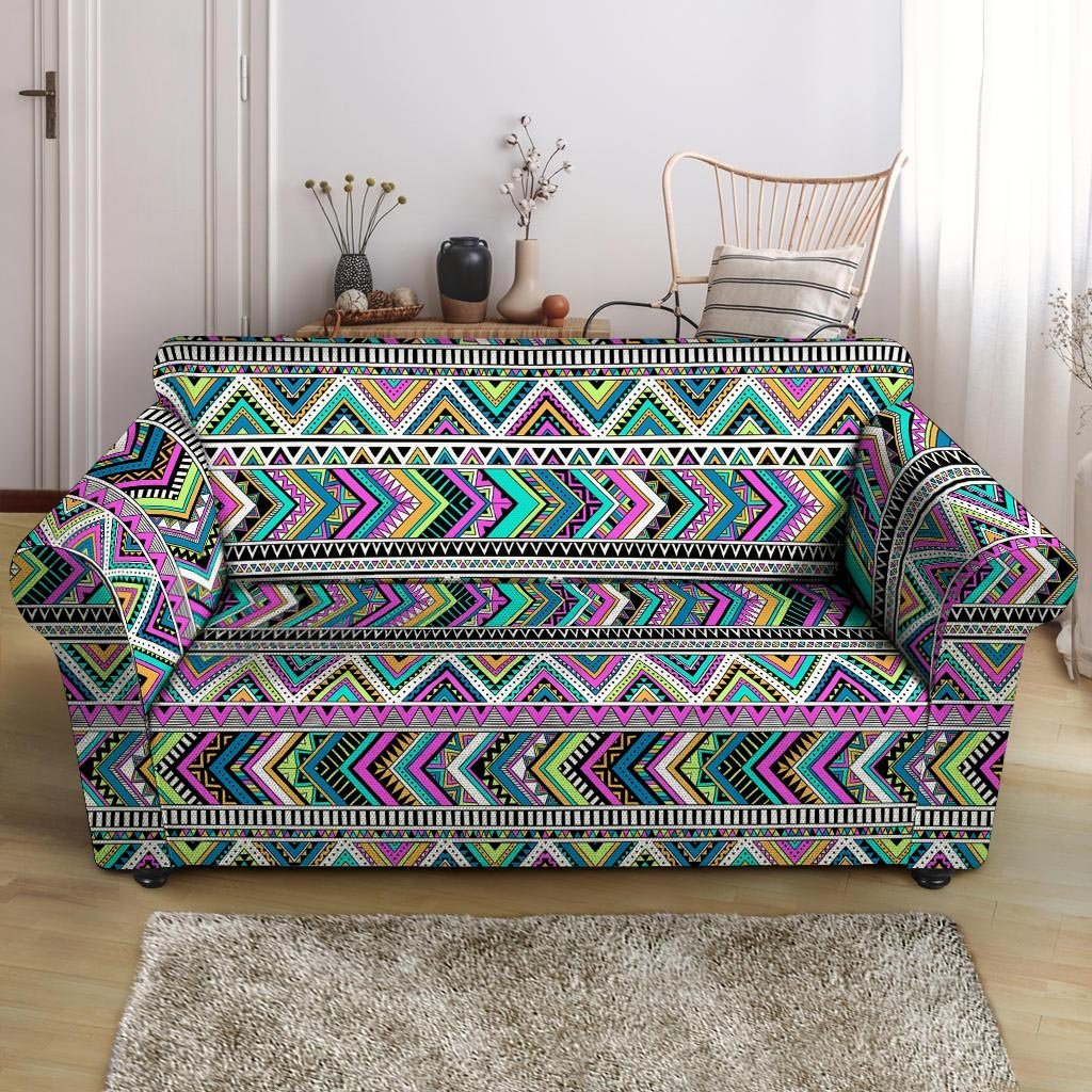 Indian Aztec Loveseat Cover-grizzshop