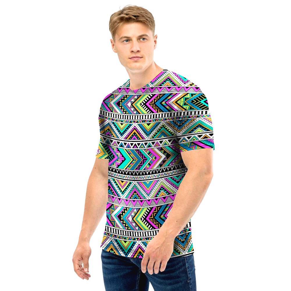 Indian Aztec Men T Shirt-grizzshop