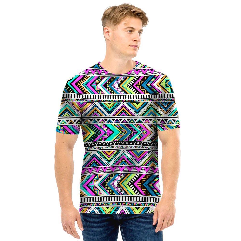 Indian Aztec Men T Shirt-grizzshop