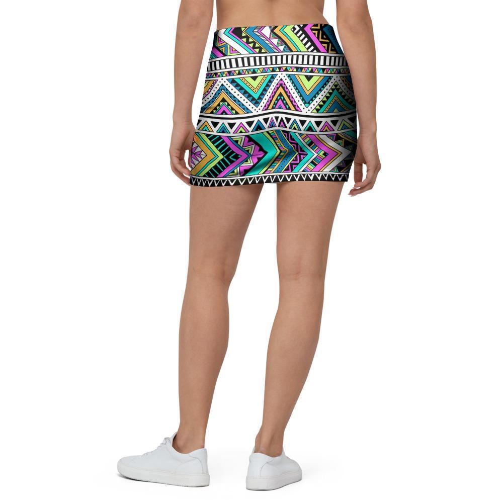 Indian Aztec Mini Skirt-grizzshop