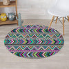 Indian Aztec Round Rug-grizzshop