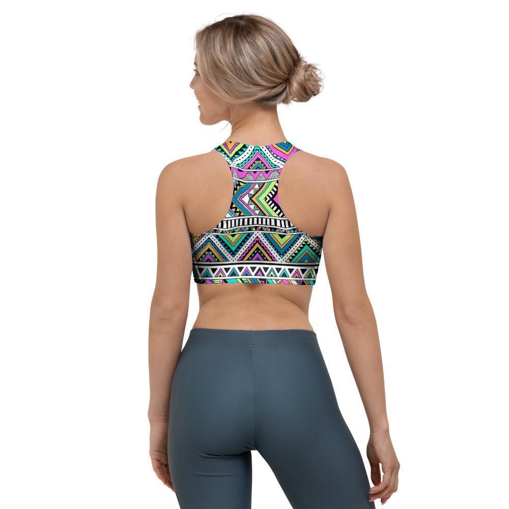 Indian Aztec Sports Bra-grizzshop