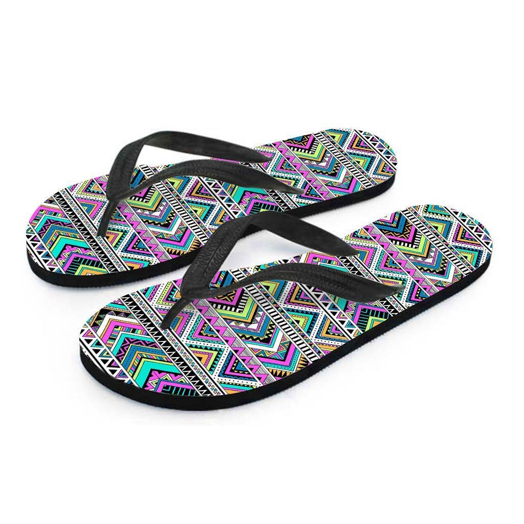 Indian Aztec Women's Flip Flops-grizzshop