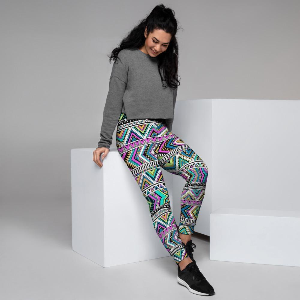 Indian Aztec Women's Joggers-grizzshop