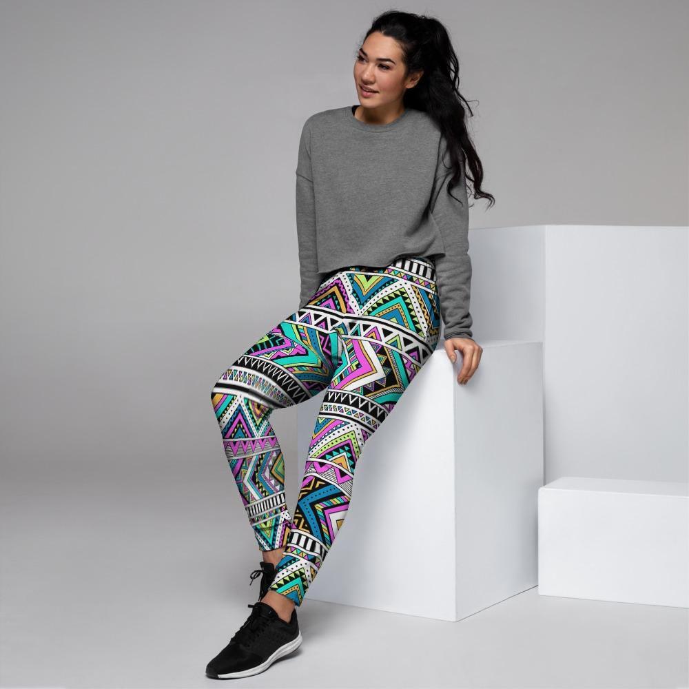 Indian Aztec Women's Joggers-grizzshop