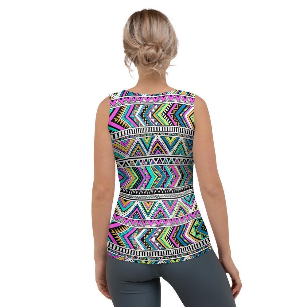Indian Aztec Women's Tank Top-grizzshop