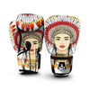 Indian Girl Native American Print Boxing Gloves-grizzshop