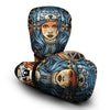 Indian Girl Native Portrait Print Boxing Gloves-grizzshop