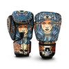 Indian Girl Native Portrait Print Boxing Gloves-grizzshop