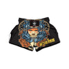 Indian Girl Native Portrait Print Muay Thai Boxing Shorts-grizzshop