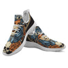 Indian Girl Native Portrait Print White Athletic Shoes-grizzshop