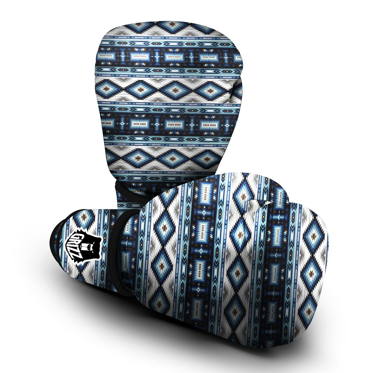 Indian Native American Print Pattern Boxing Gloves-grizzshop