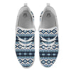 Indian Native American Print Pattern White Athletic Shoes-grizzshop