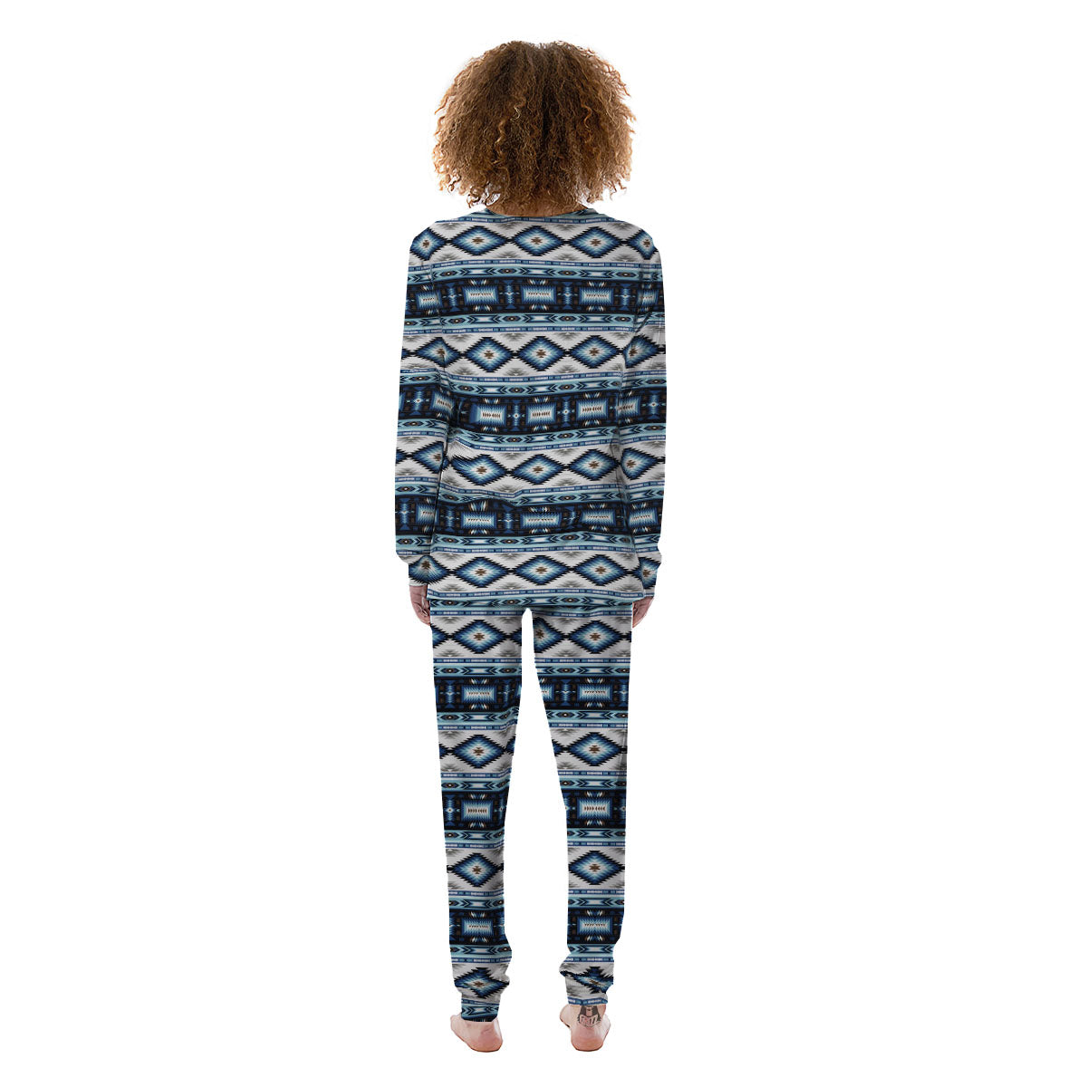 Indian Native American Print Pattern Women's Pajamas-grizzshop