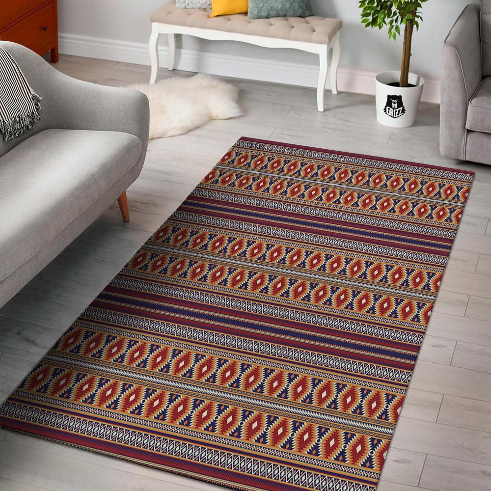 Indian Native Tribal Print Pattern Floor Mat-grizzshop