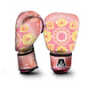 Indian Paisley Bandana Pink Print Boxing Gloves-grizzshop