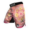 Indian Paisley Bandana Pink Print MMA Shorts-grizzshop