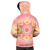 Indian Paisley Bandana Pink Print Men's Hoodie-grizzshop